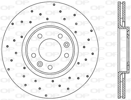 OPEN PARTS Тормозной диск BDRS2380.25